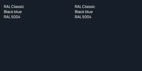 RAL 5004  Black blue vs RAL 5004  Black blue