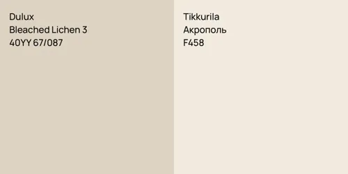 40YY 67/087 Bleached Lichen 3 vs F458 Акрополь