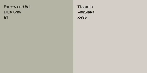 91 Blue Gray vs X486 Медиана