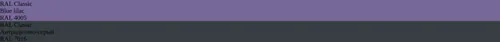 RAL 4005  Blue lilac vs RAL 7016 Антрацитово-серый