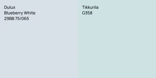 29BB 75/065 Blueberry White vs G358 