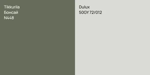N448 Бонсай vs 50GY 72/012 null