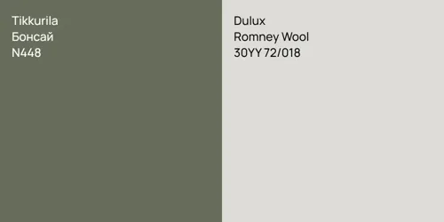 N448 Бонсай vs 30YY 72/018 Romney Wool