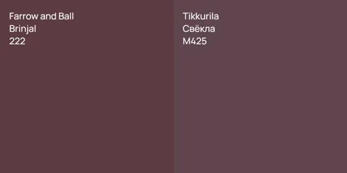 222 Brinjal vs M425 Свёкла