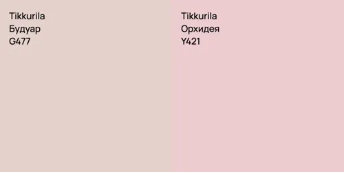 G477 Будуар vs Y421 Орхидея