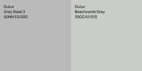 00NN 53/000 Grey Steel 2 vs 30GG 61/010 Beachcomb Grey