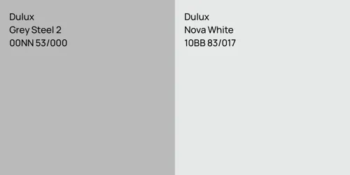 00NN 53/000 Grey Steel 2 vs 10BB 83/017 Nova White