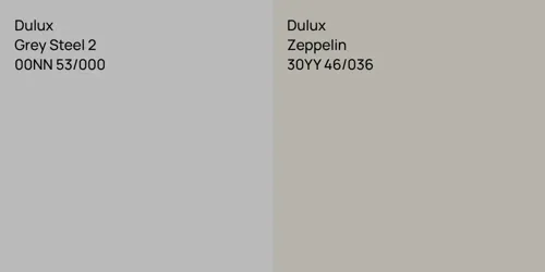 00NN 53/000 Grey Steel 2 vs 30YY 46/036 Zeppelin