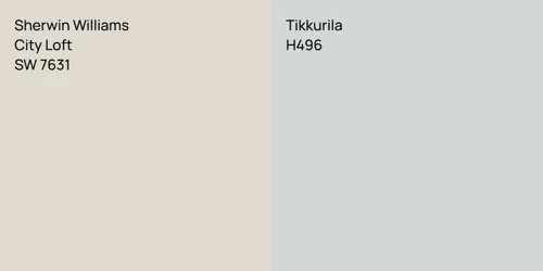 SW 7631 City Loft vs H496 null