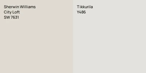 SW 7631 City Loft vs Y486 null