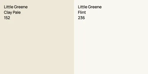 152 Clay Pale vs 236 Flint