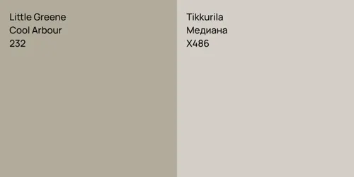 232 Cool Arbour vs X486 Медиана