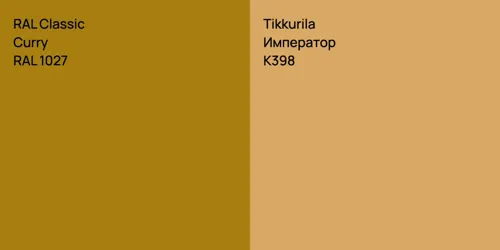 RAL 1027  Curry vs K398 Император