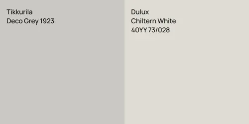 Deco Grey 1923 null vs 40YY 73/028 Chiltern White