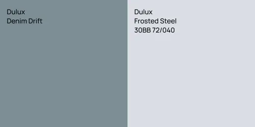 Denim Drift null vs 30BB 72/040 Frosted Steel