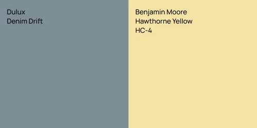Denim Drift null vs HC-4 Hawthorne Yellow