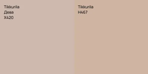 X420 Дева vs H467 null