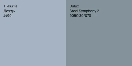 J490 Дождь vs 90BG 30/073 Steel Symphony 2