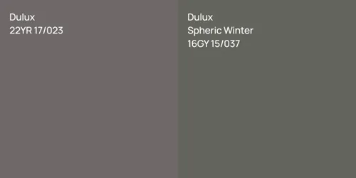 22YR 17/023 null vs 16GY 15/037 Spheric Winter
