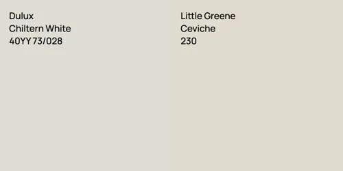 40YY 73/028 Chiltern White vs 230 Ceviche