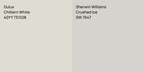 40YY 73/028 Chiltern White vs SW 7647 Crushed Ice