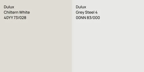 40YY 73/028 Chiltern White vs 00NN 83/000 Grey Steel 4