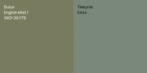 10GY 20/179 English Mist 1 vs K444 