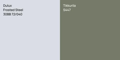 30BB 72/040 Frosted Steel vs S447 null