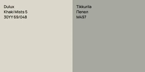 30YY 69/048 Khaki Mists 5 vs M497 Пепел