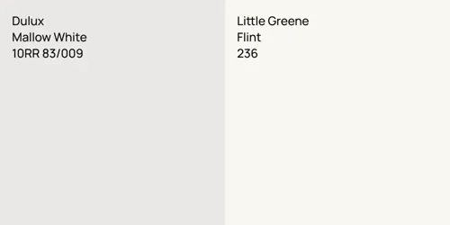 10RR 83/009 Mallow White vs 236 Flint