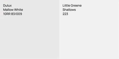 10RR 83/009 Mallow White vs 223 Shallows