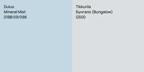 01BB 69/098 Mineral Mist vs G500 Бунгало (Bungalow)