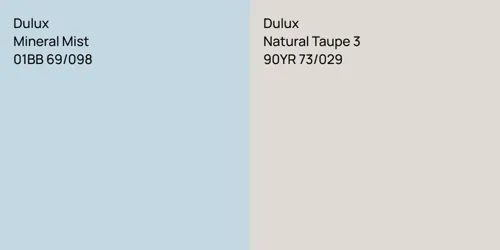 01BB 69/098 Mineral Mist vs 90YR 73/029 Natural Taupe 3