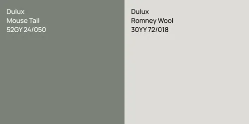 52GY 24/050 Mouse Tail vs 30YY 72/018 Romney Wool