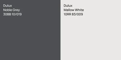 30BB 10/019 Noble Grey vs 10RR 83/009 Mallow White
