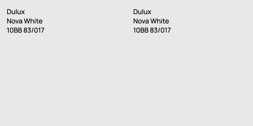 10BB 83/017 Nova White vs 10BB 83/017 Nova White