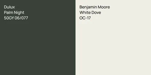 50GY 06/077 Palm Night vs OC-17 White Dove