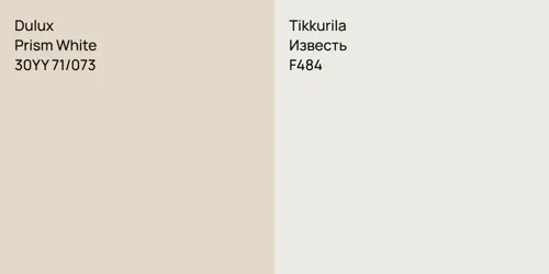 30YY 71/073 Prism White vs F484 Известь