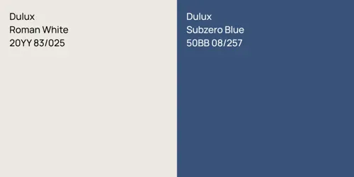 20YY 83/025 Roman White vs 50BB 08/257 Subzero Blue