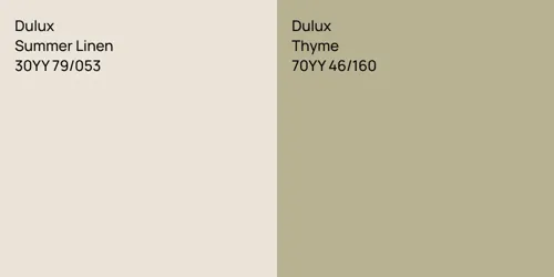 30YY 79/053 Summer Linen vs 70YY 46/160 Thyme