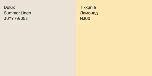 30YY 79/053 Summer Linen vs H300 Лимонад