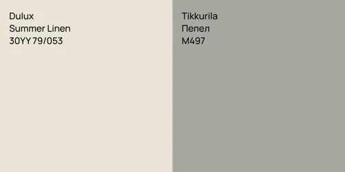 30YY 79/053 Summer Linen vs M497 Пепел