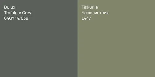 64GY 14/039 Trafalgar Grey vs L447 Чашелистник