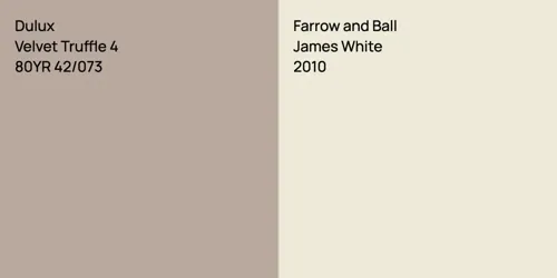 80YR 42/073 Velvet Truffle 4 vs 2010 James White