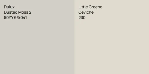 50YY 63/041 Dusted Moss 2 vs 230 Ceviche