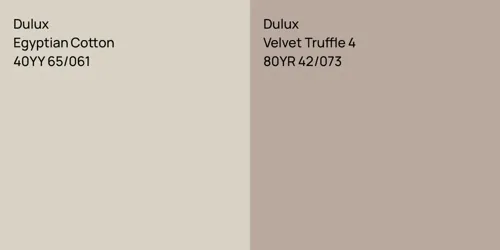 40YY 65/061 Egyptian Cotton vs 80YR 42/073 Velvet Truffle 4