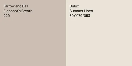 229 Elephant's Breath vs 30YY 79/053 Summer Linen
