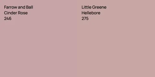 246 Cinder Rose vs 275 Hellebore