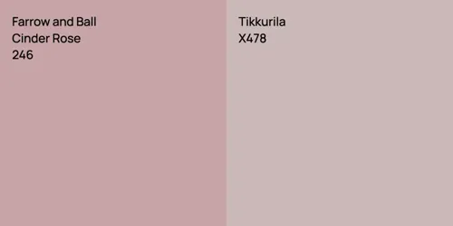 246 Cinder Rose vs X478 