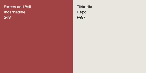248 Incarnadine vs F487 Перо